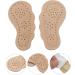 2 Pairs Non-Slip Sandal Insoles - Anti-Slip Cushions for Heels & Summer Comfort - Metatarsal Support Pads in Beige - Buy Online on GoSupps.com