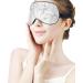 Buy Adjustable White and Black Marble Texture Sleep Mask for Women - Comfortable Eye Shades Cover with Elastic Strap | International Shipping Available - Buy Online on GoSupps.com