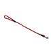 Leash - Rope leash with hand loop Basic 10mm 27 colours 7 lengths (0.70 m red) 0.70 m red