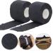 Paper Neck Band 2 Rolls of Black Disposable Neck Paper Neck Protection Strip Hairdressing Accessory Tools Neck Brace Protector Unisex Adult