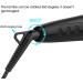 MiroPure Enhanced Hair Straightener Brush - 2-in-1 Ionic Straightening Brush with Anti-Scald, Auto Temperature Lock & Off Function (Black) - Buy Online on GoSupps.com
