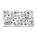 Biutee Nail Stamping Plates Kit - 10pc Templates with Stamper | Nail Art Plates for Leaves, Flowers, Animals & Holidays - Buy Online on GoSupps.com