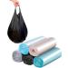 Portable Trash Bags Small Rubbish Bags Colourful Plastic Garbage Bags 5 Rolls/100 Counts