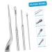 Stainless Steel Earwax Removal Kit with Travel Case - Home Ear Cleaning Tools for Adults - Earpick Curette Spoon Set - Buy Online on GoSupps.com