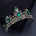 FRCOLOR Vintage Crown Headdress Rhinestone Diamond Tiara Headband Bridal Crown Baroque Queen Tiara Alloy Hair Hoop Bridal Hair Accessories for Christmas Party Headband Wedding Proms Green - Buy Online on GoSupps.com
