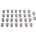 30 Round Metal Pacifier Clips - Durable Bite Rings & Dental Accessories for Babies | Portable & Wear-Resistant - Buy Online on GoSupps.com