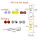 Silicone Pearls for Babies - Round Star Pearls Pacifier Clips Keychain & Toy Accessories - Buy Online on GoSupps.com