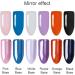 Holographic Nail Powder Holo Rainbow Mirror Effect Nail Pigment Kit for Nail Gel Polish Dipping Tool Purple - Buy Online on GoSupps.com