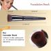 ENERGY Foundation Brush for Liquid Makeup Flat Top Kabuki Makeup Brush Professional Vegan Synthetic for Liquid Cream Powder Blending Perfect Concave Face Makeup Brush - Buy Online on GoSupps.com