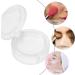 PACKOVE Makeup Case 8pcs Box Empty Eye Shadow Box Sheer Lipstick Empty Eyeshadow Organizer Makeup Tool Round Travel Sample Jars White 4x3.8cm - Buy Online on GoSupps.com