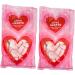Love Heart Shaped Marshmallows (pack of 2) Pink & White marshmallows - Mother's Day Gift Bundle For Mum Wife Sister - Sweet Treats - Buy Online on GoSupps.com