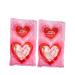 Love Heart Shaped Marshmallows (pack of 2) Pink & White marshmallows - Mother's Day Gift Bundle For Mum Wife Sister - Sweet Treats