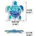 WIRESTER Hanging Air Freshener 3-Pack - Blue Sea Turtle Charm Ornaments for Cars, Home, Bathroom, Office - Decorative Scented Accessories - Buy Online on GoSupps.com
