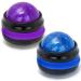 Coolrunner Massage Ball, Manual Roller Massager, 2-Pack Handheld Self Massage Therapy and Relax Full Body Tools for Sore Muscles, Shoulders, Neck, Arms, Legs, Back, Foot, Body(Blue&Purple)