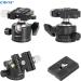 CAVIX 36mm Ball Head Mount with Arca Swiss Plate for DSLR Camera - 33lb Load - Buy Online on GoSupps.com