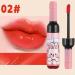  Duroecsain Lip Gloss for Women Lip Stain 3 Colors Waterproof Liquid Lipstick | Non Stick Cup Daily Makeup Long Lasting for Mother's Day Christmas - Buy Online on GoSupps.com