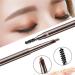 twcrvil Eyebrow Pencil Natural 2MM Rotary Pen Lightweight Lasting Makeup Tool Exquisite Eyebrow Pen with Eyebrow Brush Dark Gray - Buy Online on GoSupps.com