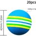 Scott Edward Air Golf Practice Balls - 20 Bright Multicolor Sponge Balls for Indoor and Outdoor Training - Lightweight and Soft for Children and Pets - Perfect for Backyard Hitting Mat - Buy Online on GoSupps.com