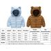Pink Kids Puffer Jacket - Winter Hooded Coat for Boys and Girls (3-4 Years) - Buy Online on GoSupps.com