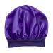Satin Hair Towel Hair Towel for Sleeping Hair Towel - Satin Hair Towel for Women Anti Frizz Satin Towel Turban Protective Wrap for Hair purple