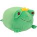 JUNERAIN Super Soft Frog Plush Stuffed Animal Cute Frog Squishy Hugging Pillow Adorable Frog Plushie Toy Gift for Kids Toddlers Children Girls Boys Baby Cuddly Plush Frog Decoration 35cm Emerald Green 35cm