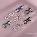 BERYUAN Bridal Purple Crystal Rhinestone Hair Comb Silver Wedding Headband Teardrop Crystal Rhinestone Wedding Hair Accessories Silver Bride Headpiece for Brides Bridesmaid (purple) - Buy Online on GoSupps.com