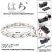 Magnetic Therapy Bracelet - Adjustable Silver Germanium Health Bracelet for Men | Perfect Gift 20cm - Buy Online on GoSupps.com