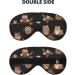 FoRes Cute Brown Cartoon Owls Sleep Mask - Adjustable Light Blocking Eye Mask for Deep Rest | Unisex Adult - Buy Online on GoSupps.com