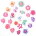 Onwon 100 Pieces 3D Candy Color Resin Flatback Buttons for DIY Hair Clips and Scrapbooking - Buy Online on GoSupps.com