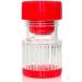 HealthSmart Pill Crusher and Grinder, Crushes Vitamins and Tablets, Holds Up to 2 Pills, With Ergonomic Grips, Red 1 Count (Pack of 1)