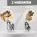 Hofleben High-Quality Wooden Horse Bridle with Reins & Frontal Ligaments - Bite-Free Accessories for Wooden Horses - Silver & Pink - Buy Online on GoSupps.com