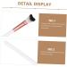 SOESFOUFU 3pcs Fish Tail Brush Makeup Brushes for Nose Highlighter Brush Nose Contour Brushes Nose Makeup Tool 18.50X1.00X1.00CM As Shown - Buy Online on GoSupps.com