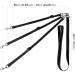 3 Way Reflective Dog Leash Handle for Walking Three Dogs - Adjustable Triple Coupler Traction Rope - Padded and Detachable - Black - Buy Online on GoSupps.com