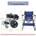 Wheelchair for Outdoor Folding Wheelchairs Lightweight Self Propelled Transport Wheelchair Foldable Sport Wheelchairs Footrest Wheel Chair(Black) - Buy Online on GoSupps.com