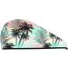 Buy Tropical Summer Palm Microfiber Hair Towel - Super Absorbent Coral Velvet Quick Dry Wrap for Long Curly & Thick Hair - Ideal for Women - Buy Online on GoSupps.com