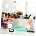 SOESFOUFU 6 Pcs Elastic Mesh Loose Powder Box Portable Powder Case Foundation Powder Puff DIY Abs Black - Buy Online on GoSupps.com