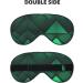 Shop Black and Gold Geometric Print Unisex Sleep Mask | Double-Sided Eye Mask for Sound Sleep & Skin Care - Buy Online on GoSupps.com