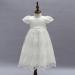 Leideur Baby Long Christening Gown | White Baptism Dress for Girls 6-9 Months - Buy Online on GoSupps.com