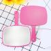 DVHOK 2Pcs Handheld Mirror - Portable Hand Mirror with Hanging Hole - Pink 7.4 W x 10.4 L - Set of 2 - Buy Online on GoSupps.com