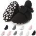 EDOTON Unisex Newborn Winter Boots - Warm Stripe Bootie for 6-12 Months - Non-Slip Sole - Adjustable and Stay On - Black - Buy Online on GoSupps.com