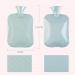 MAIES 2L Classic Hot Water Bottle with Soft Fleece Cover - Ideal for Pain Relief and Warmth | PVC Heat Bottle for Belly & Stomach Comfort - Buy Online on GoSupps.com