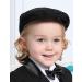Mint Green Baby Flat Cap | Vintage Drivers Hat with Lining | Breathable & Soft | Age 0-8 Years | 3-6 Months | Black - Buy Online on GoSupps.com