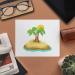 Buy 2 x 'Uninhabited Island' Microfiber Lens & Eyeglass Cleaning Cloths - International Shipping Available - Buy Online on GoSupps.com