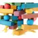 Colorful Wood Beads Bird Chew Toy with Knots Blocks - Parrot Swing Toy for Macaw, African Grey, Amazon, Cockatoo - Ideal for Budgies, Parakeet, Cockatiel, Lovebird - Buy Online on GoSupps.com