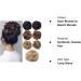 Bleach Blonde Scrunchy Hair Bun Updo Extension | Wavy Curly Messy Chignon Ponytail Piece Wig - 40g - Buy Online on GoSupps.com