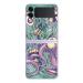 MightySkins Glossy Glitter Skin Compatible with Samsung Galaxy Z Flip 3 - Eyes and Teeth | Protective Durable High-Gloss Glitter Finish | Easy to Apply Remove and Change Styles | Made in The USA