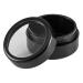 Buy 10 x Empty Black Nail Art Jars (10ml) with Viewing Window & Screw Cap - Perfect for Storage | International Shipping Available - Buy Online on GoSupps.com