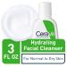 CeraVe Hydrating Facial Cleanser 3 fl oz - Ideal for Normal to Dry Skin - Buy Online on GoSupps.com