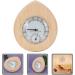 Yardwe 2-St Sauna Hygrometer - Accurate Temperature & Moisture Meter for Home Sauna Interior & Exterior Use - Buy Online on GoSupps.com