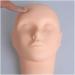 Fhuili Silicone headscarf window puppet massage-acupunct-head-practice-training head-skin management head model for beauty massage facial washing
